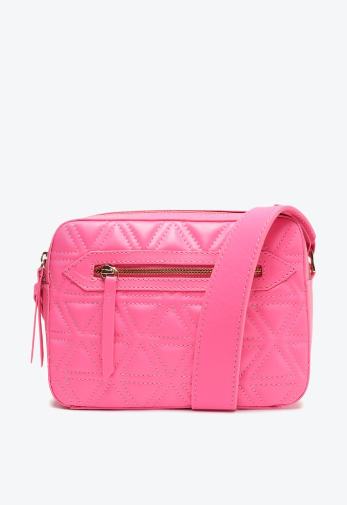 Bolsa Tiracolo Lili Couro Matelassê Pink