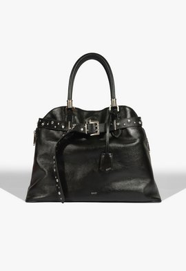 Bolsa Tote Grande Lorena Soft Couro Preta