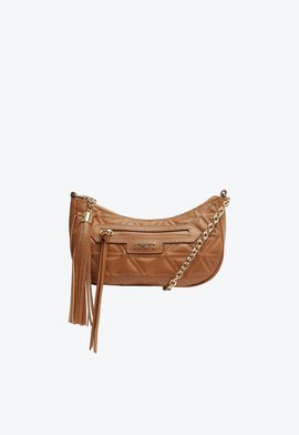 Bolsa Shoulder Couro Matelassê Marrom