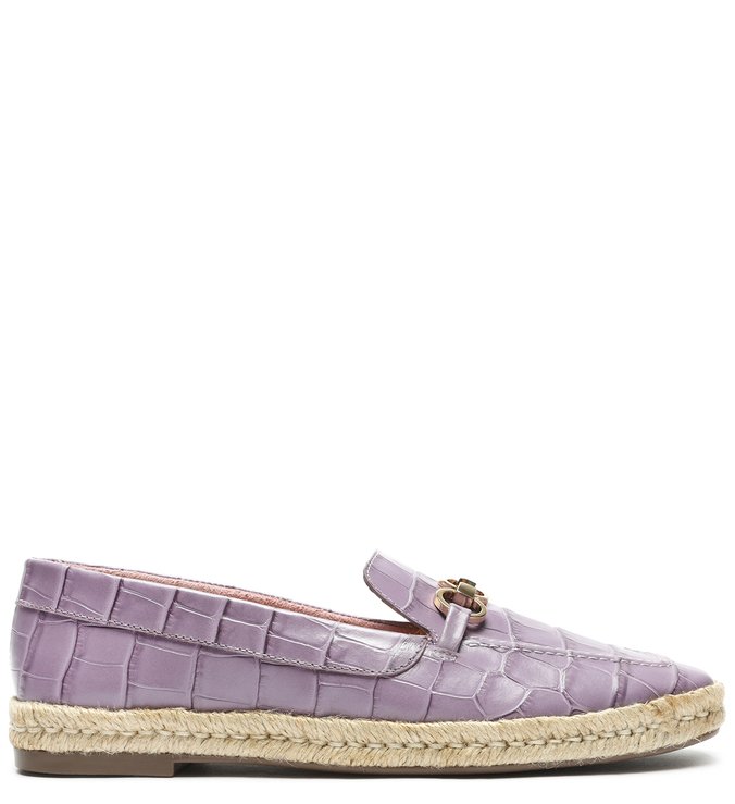 Mocassim Croco Corda Violet Mocassim Croco Corda Violet