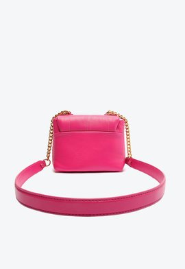 Bolsa Tiracolo Pequena Couro Treasure Pink