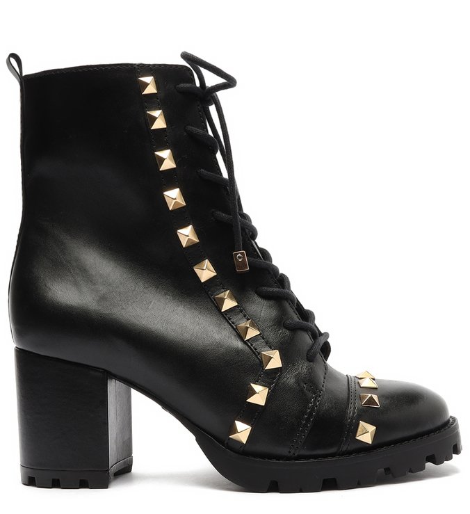 Bota Coturno Tratorado Preto