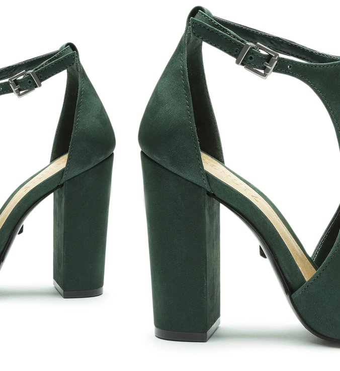 Sandália Block Heel Green Sandália Block Heel Green
