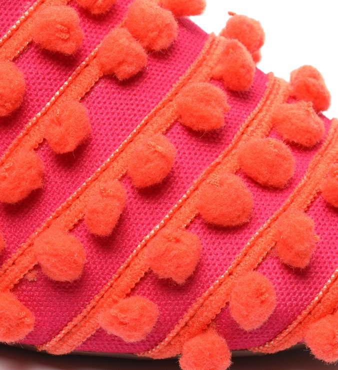 Flat Mule Fun Pink Flat Mule Fun Pink
