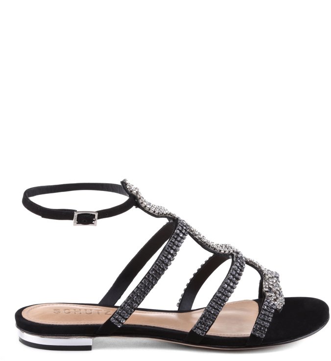 Rasteira Snake Black Rasteira Snake Black