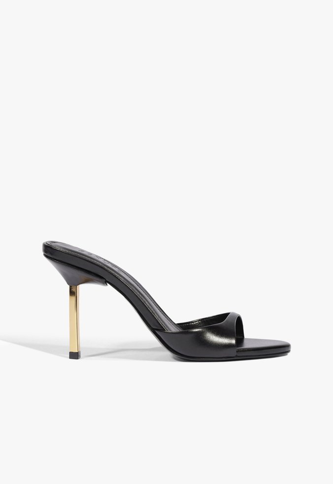 Tamanco Allure Couro Preto