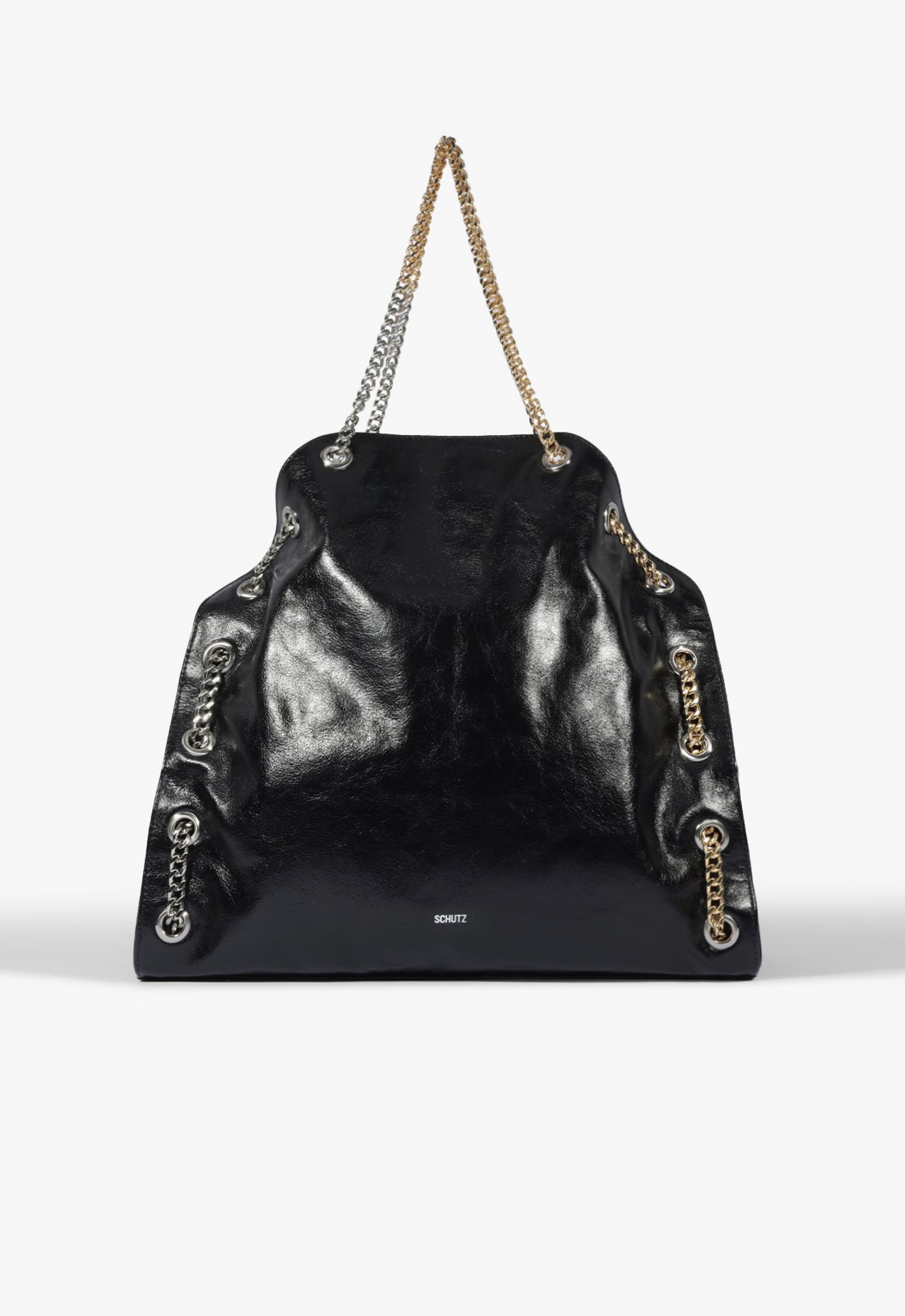 Bolsa Maxi Cassie Couro Preta | Schutz