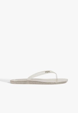 Chinelo Jelly Glitter Prata
