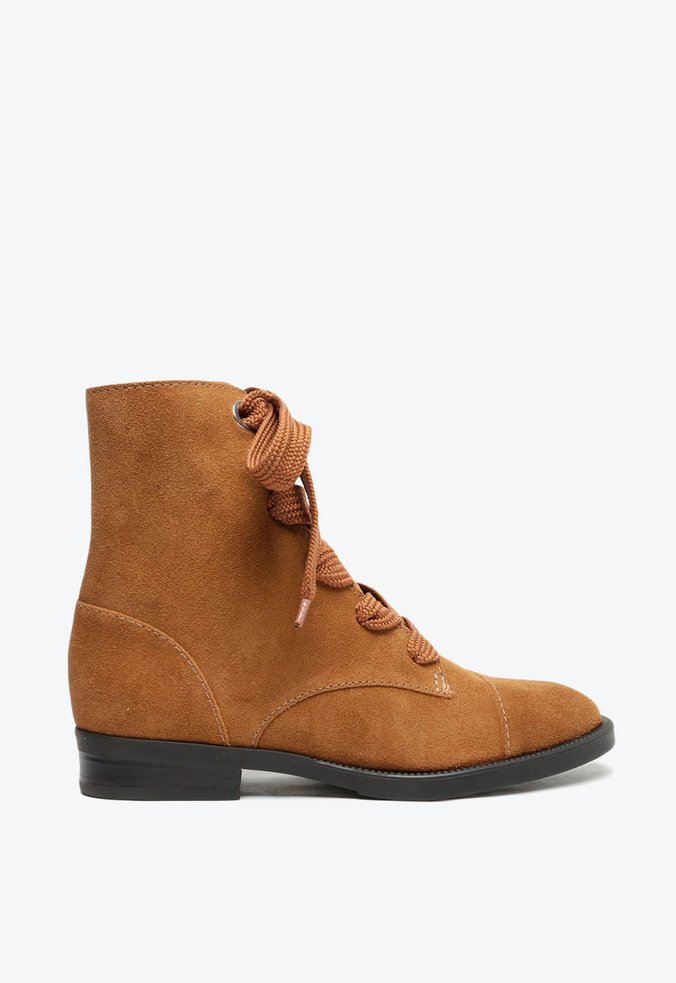 Bota Coturno Caramelo