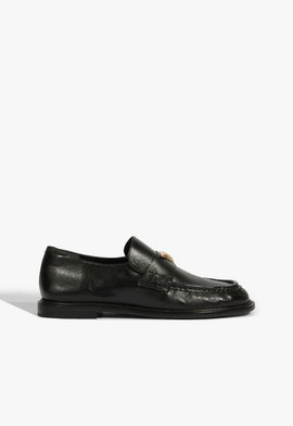 Mocassim Flat Couro Preto