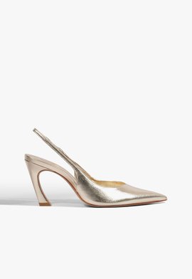 Scarpin Slingback Lexi Sling Wild Couro