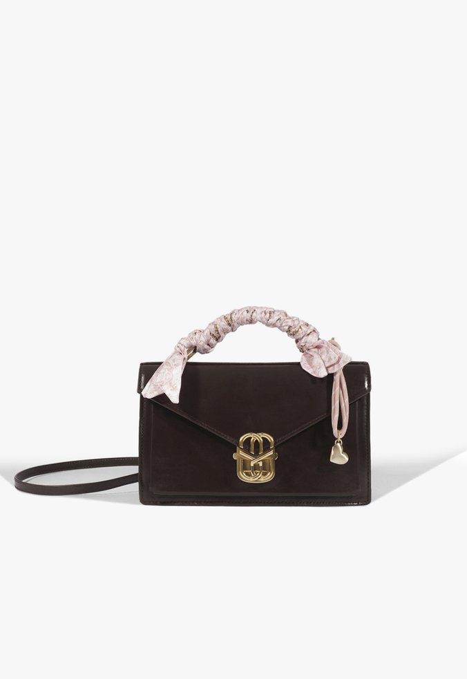 Bolsa Satchel Brera Aged Média Couro Marrom