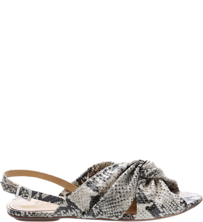 Flat Mika Couro Twist Snake Flat Mika Couro Twist Snake