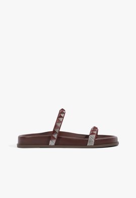 Sandália Papete Flatform Vermelho