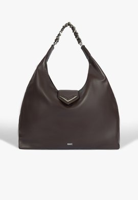 Bolsa Hobo Secrets Grande Couro Marrom