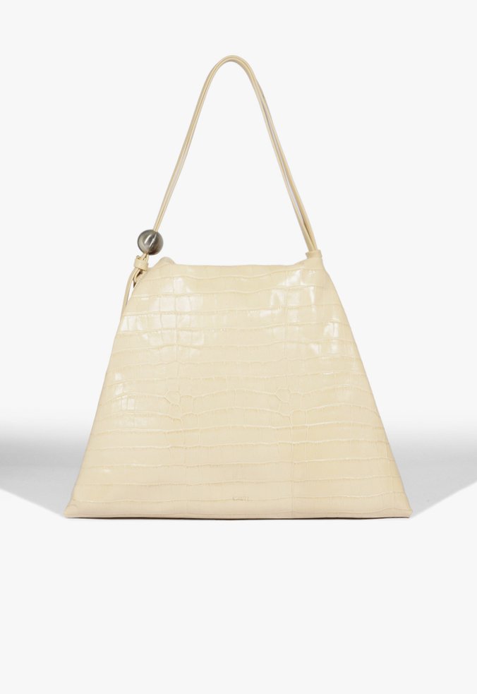 Maxi Bag Lessie Couro Bege