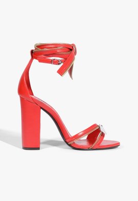 Sandália Dev Sandal Couro Vermelha