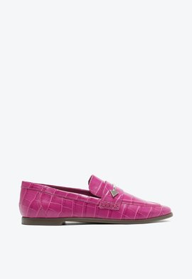 Mocassim Desmond Couro Rosa