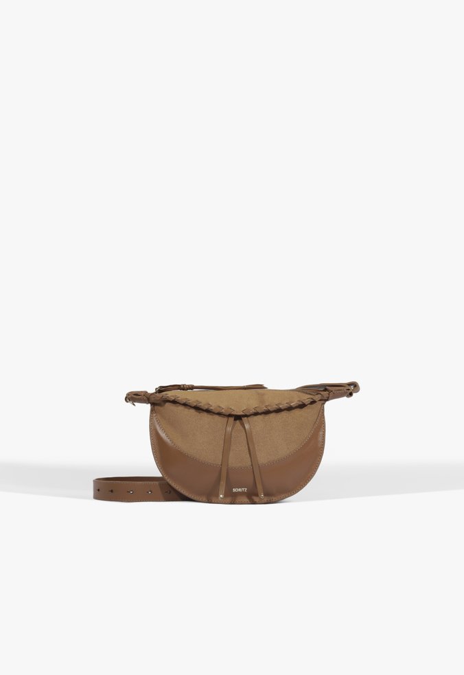 Bolsa Pochete Bree Pequena Couro Marrom