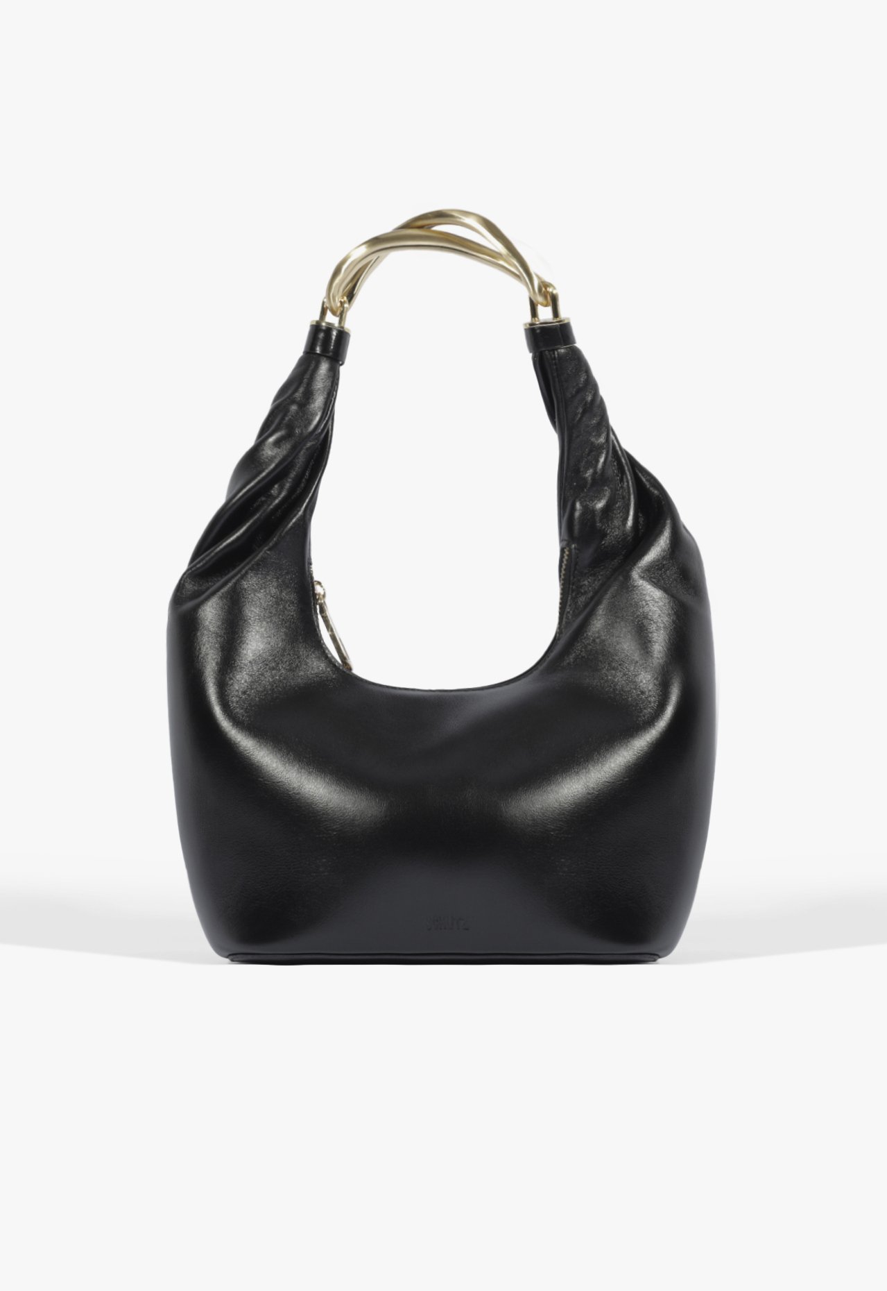 Bolsa Hobo Couro Metal Preta | Schutz