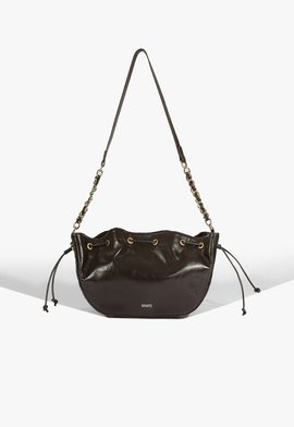 Bolsa Tiracolo Elvie Couro Marrom