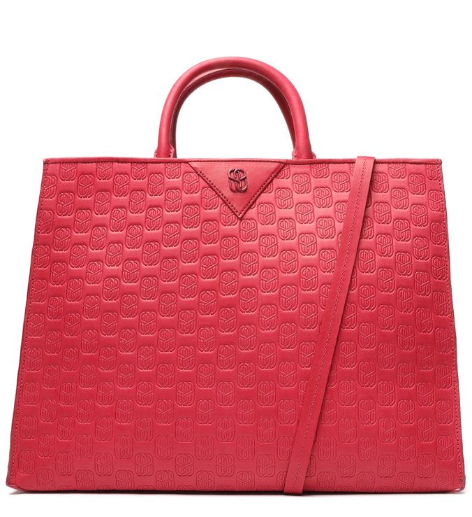 Bolsa Tote Emblem Sandy Vermelha
