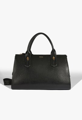 Bolsa Bowling Grande Betsy Couro Preta