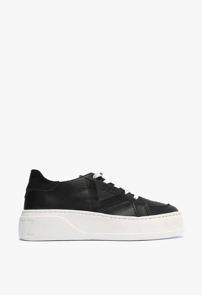 Tênis Triangle Couro Preto