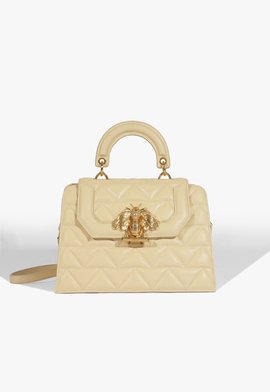 Bolsa Satchel Believe Couro Nude