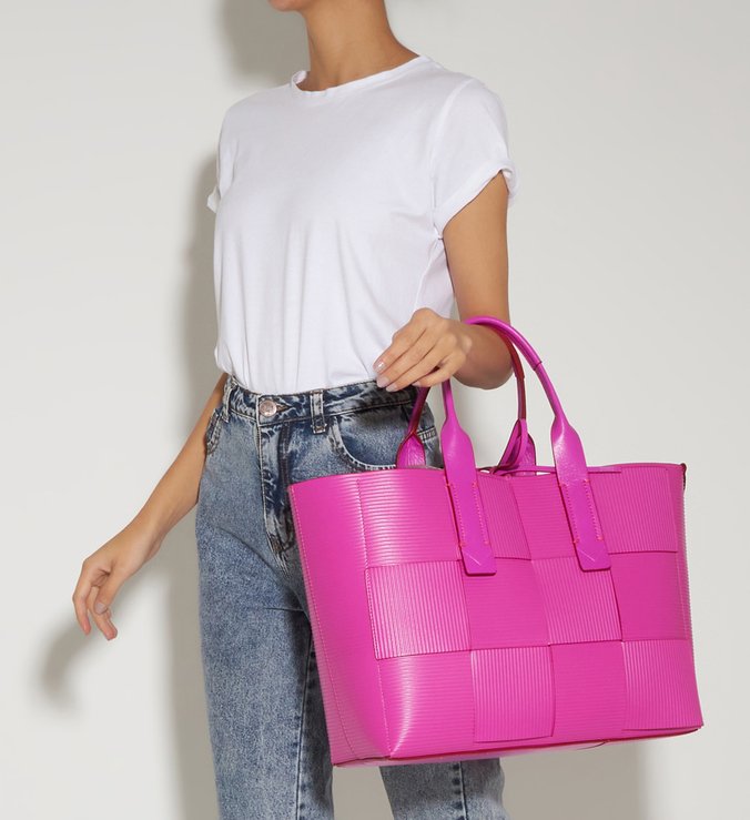 Shopping Bag Rib Me Pink