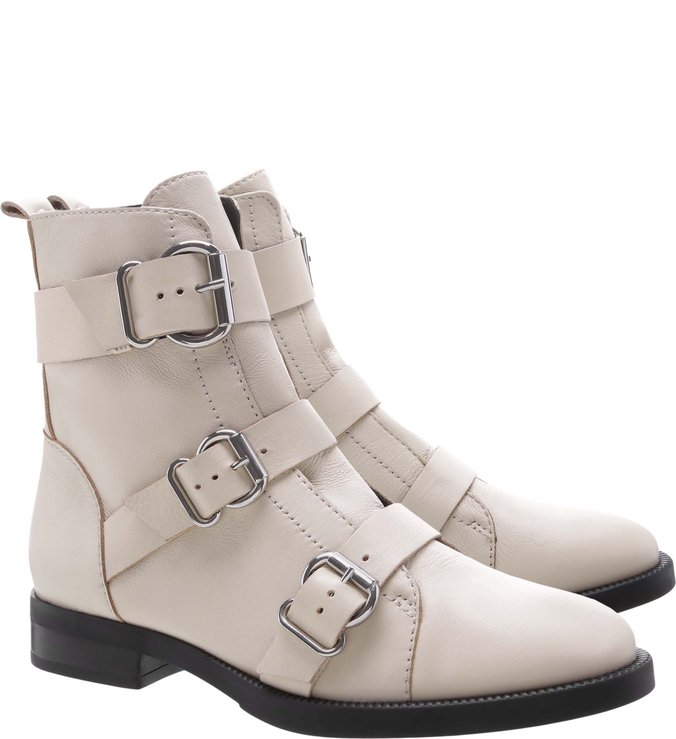 Coturno Buckle Straps White Coturno Buckle Straps White