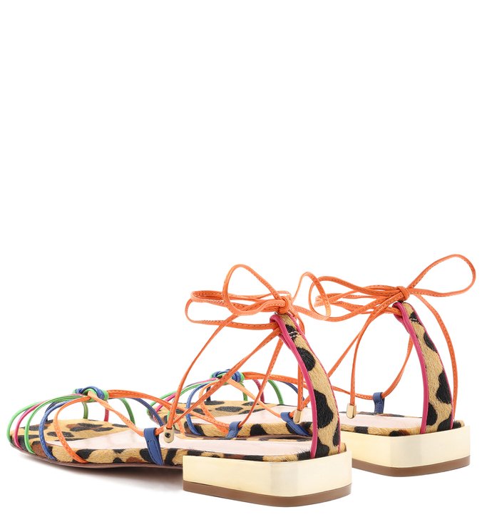 Flat Strings Colours Animal Print Flat Strings Colours Animal Print
