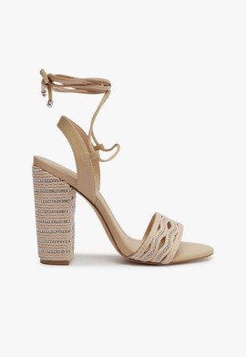 Sandália Dev Sandal Couro Bege