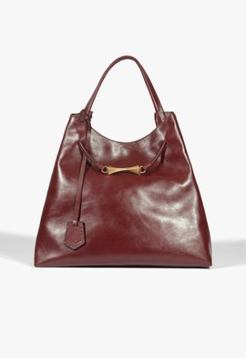 Bolsa Hobo Twisted Maxi Vinho