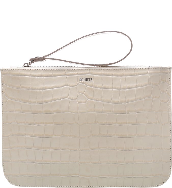 Clutch Bright Croco White Clutch Bright Croco White