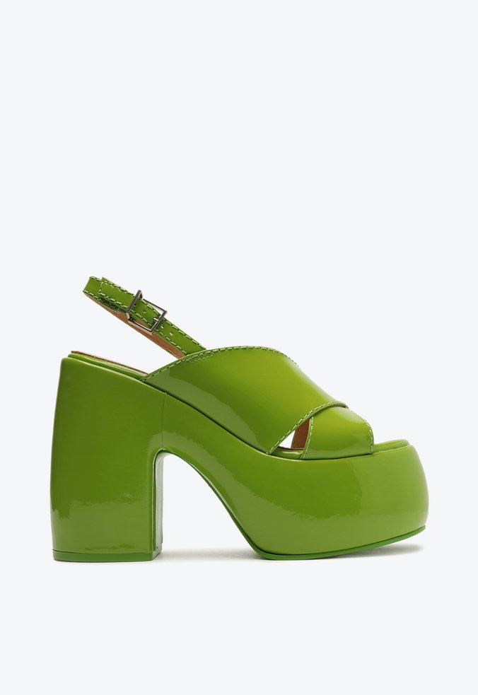 Sandália Meia Pata Velma Verde | Schutz