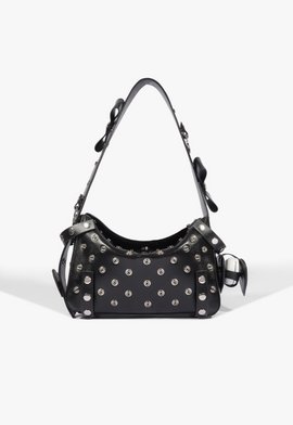 Bolsa Tiracolo Mavie Média Couro Preta