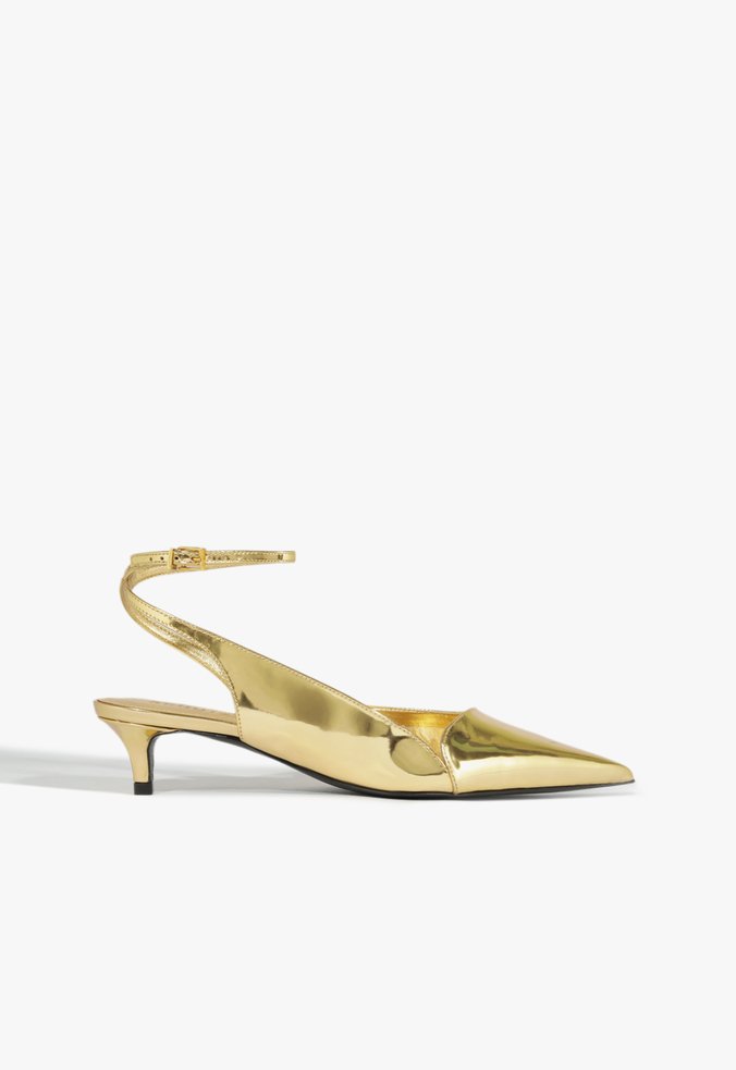 Sandália Rumer Pump Mid Dourado