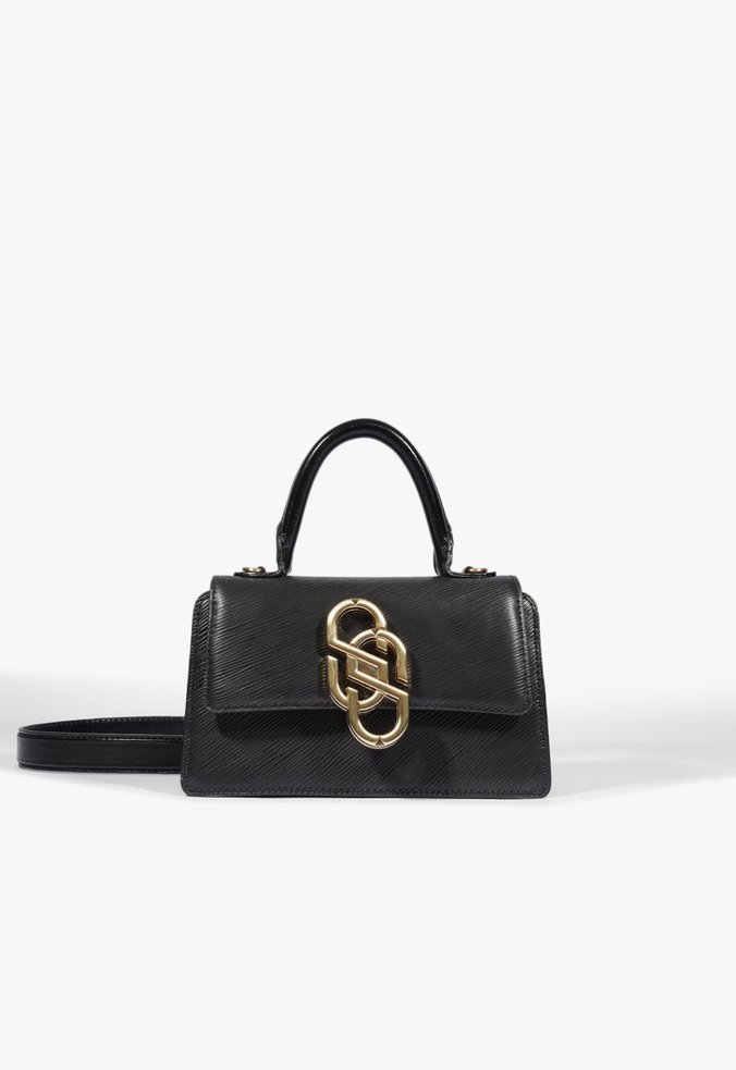 Bolsa Mini Satchel Soul Couro Preta