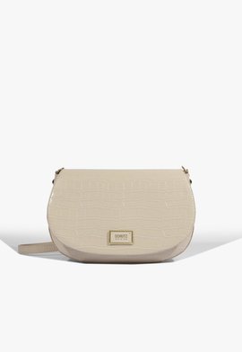 Bolsa Tiracolo Crossbody  Zoey Croco Branca