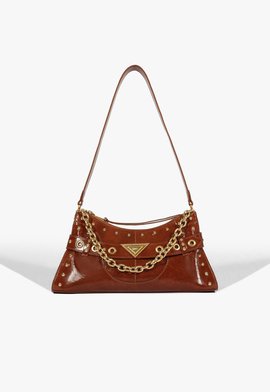 Bolsa Tiracolo Média Arya Couro Vermelho
