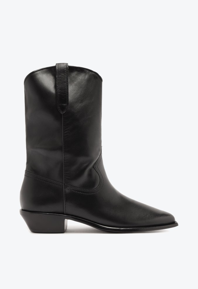 Bota Western Couro Preta