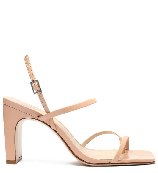 Sandália Strings Salto Rose