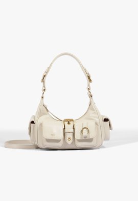 Bolsa Hobo Mini Lilo Média Couro Branca