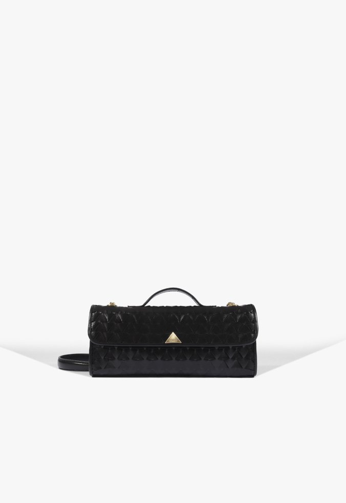 Bolsa Tiracolo New Crossbody Rebecca Pequena Couro Preta