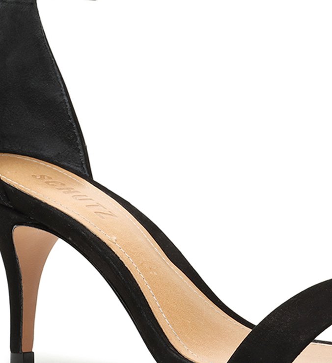 Sandália Gisele Mid Heel Black Sandália Gisele Mid Heel Black