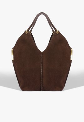 Bolsa Hobo Josie Camurça Marrom