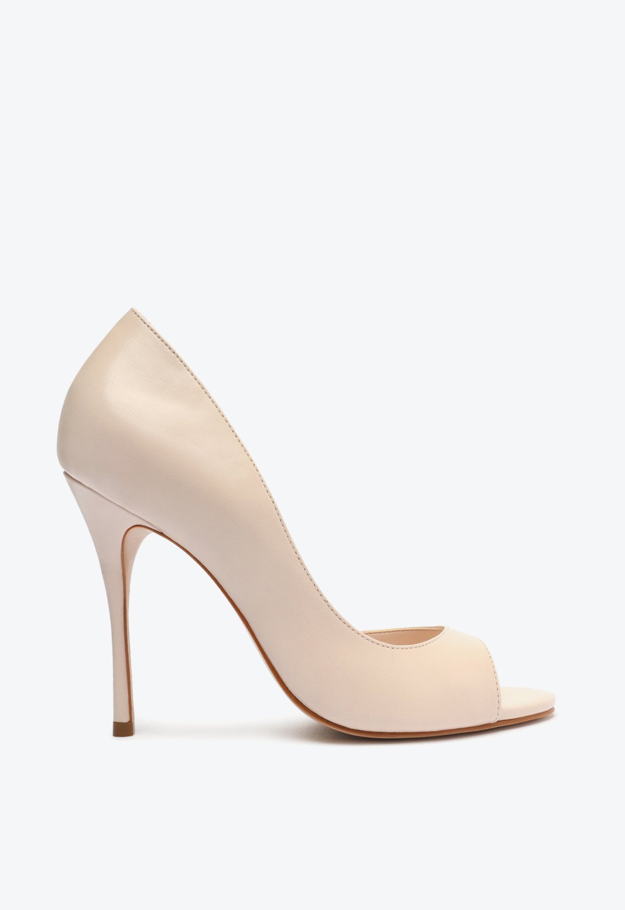 Peep toe 2025 rosa claro