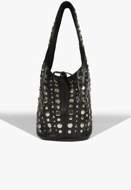Bolsa Hobo Gaia Couro Preta