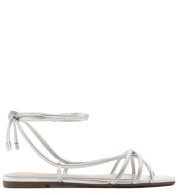 SANDÁLIA RASTEIRA LACE-UP PRATA SANDÁLIA RASTEIRA LACE-UP PRATA